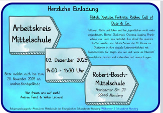 Einladung zum Arbeitskreis 